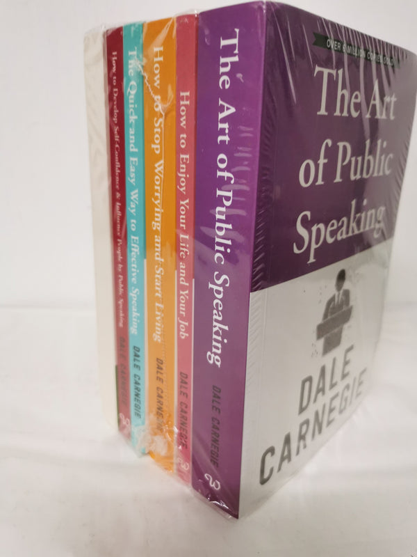 Cover of Dale Carnegie Collection 6 Books Set (The Art of Public Speaking, How To Stop..) by Dale Carnegie