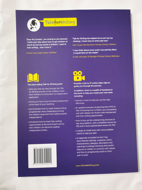 Talk for Writing Creating storytellers and writers by Pie Corbett & Julia Strong