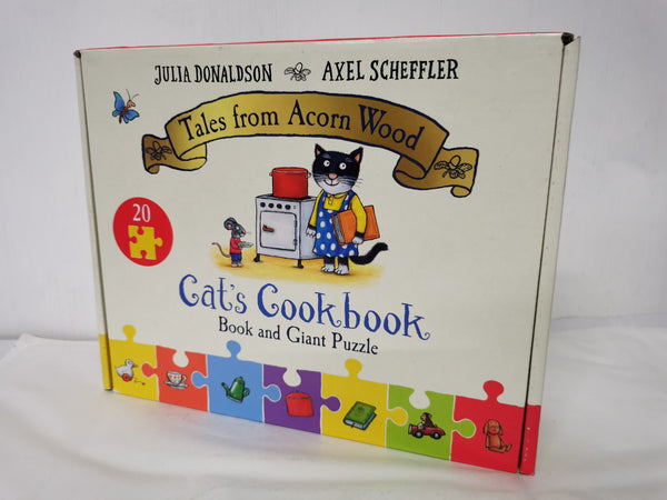 Cat's Cookbook Book and Giant Puzzle Gift Set by Julia Donaldson