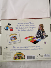 Cat's Cookbook Book and Giant Puzzle Gift Set
