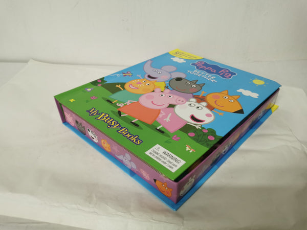 Peppa Pig Better Together My Busy Books - Storybook, 10 figurines, playmat