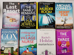40 New Fiction Books Collection Set Fiction, Crime, Thriller, Romance  Wholesale