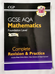 GCSE Maths AQA Complete Revision & Practice Foundation inc Online Ed 2024 & 2025