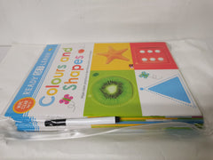 New Ready Set Learn 10 Early Learning Wipe Clean Books Colours Shapes Numbers