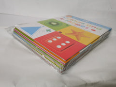 New Ready Set Learn 10 Early Learning Wipe Clean Books Colours Shapes Numbers