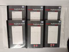 Duplicate Invoice Book, Numbered 1 - 80 (Pack of 6)