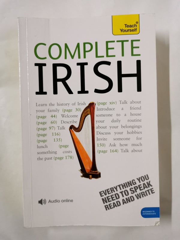 Complete Irish Beginner to Intermediate Book and Audio Course