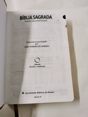 Biblia Segrada Letra Gigante Com Notas E Referencias-FL