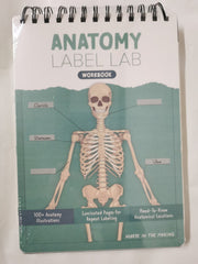 Anatomy Label Lab Workbook, Creative Human Anatomy Busy Book,