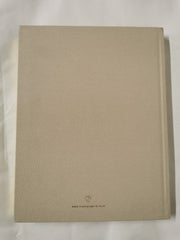 Ivory Cloth Wedding Planner Book with Gold Foil and Gilded Edges