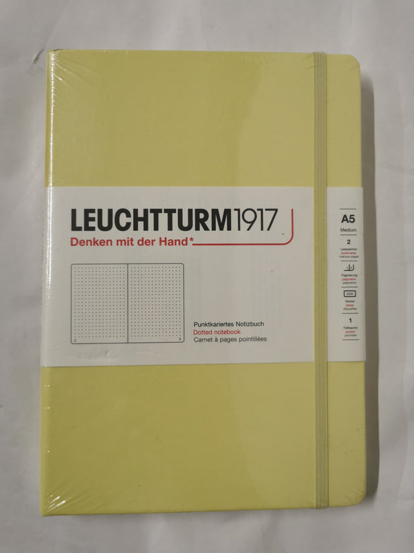 LEUCHTTURM1917 365485 Notebook Medium (A5), Hardcover, 251 Numbered Pages,