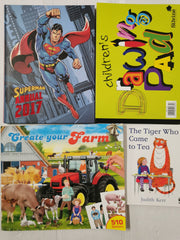 50 Children's Book Bundle For Young Readers/Activity Random Lot