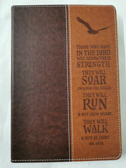 Wings Like Eagles Classic Lux-Leather Journal