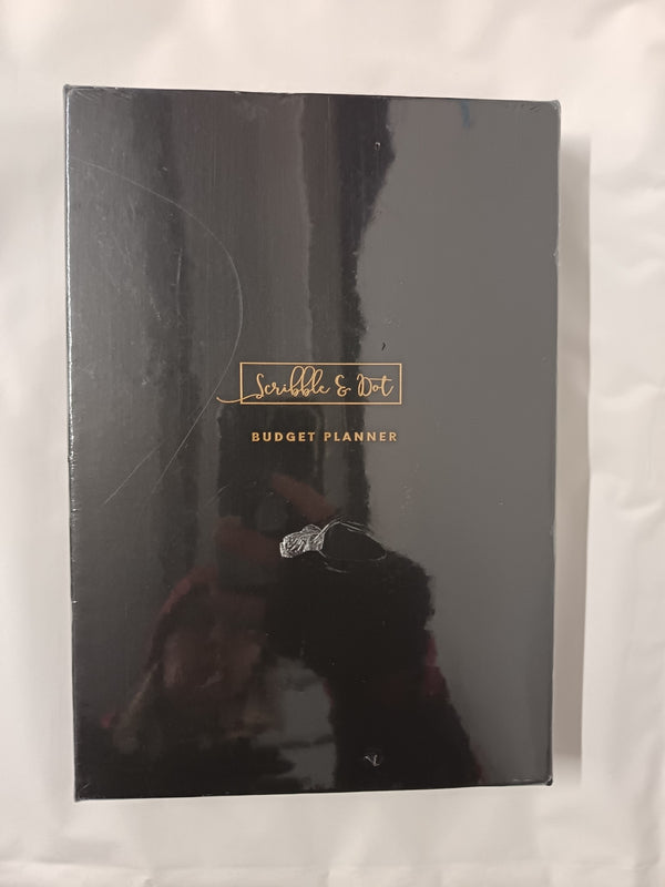 Scribble and Dot Budget Planner, Black, A5, Hardback