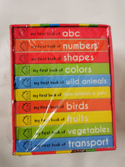 My First Library: Boxset of 10 Board Books for Kids: