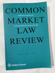 Common Market Law Review Vol 62 No.3 June 2025
