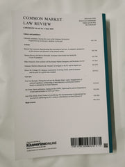 Common Market Law Review Vol 62 No.3 June 2025