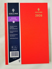 Collins - Desk - 2026 12 Month Calendar Year Planner, Day-To-Page Diary,