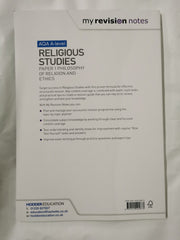 My Revision Notes AQA A-level Religious Studies: Paper 1 Philosophy & Ethics