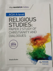 My Revision Notes AQA A-level Religious Studies Paper 2 Study of Christianity..