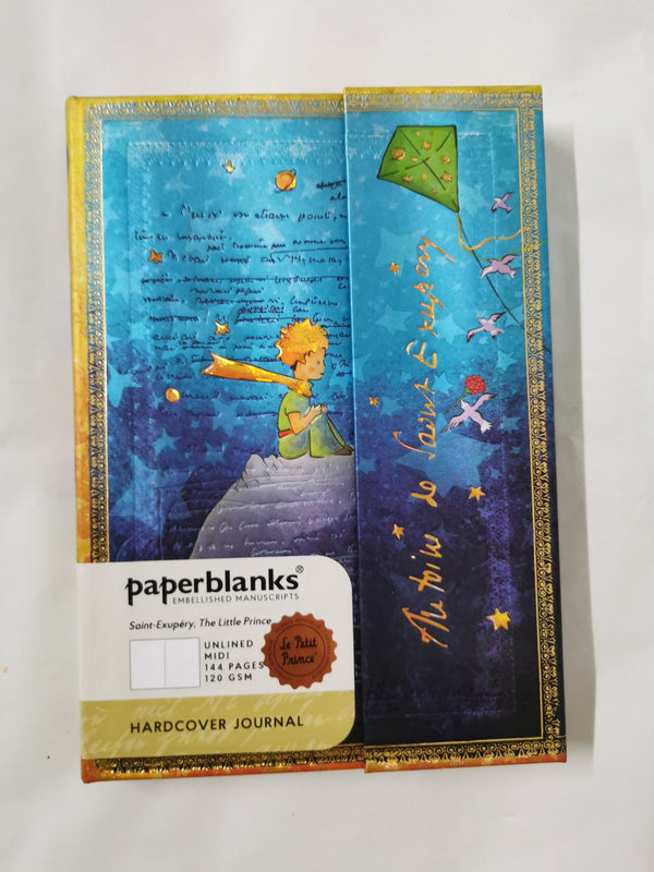 Saint-Exupéry, The Little Prince Midi Unlined Hardcover Journal, 144pg, 120GSM,