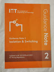 Guidance Note 2: Isolation & Switching (Electrical Regulations)