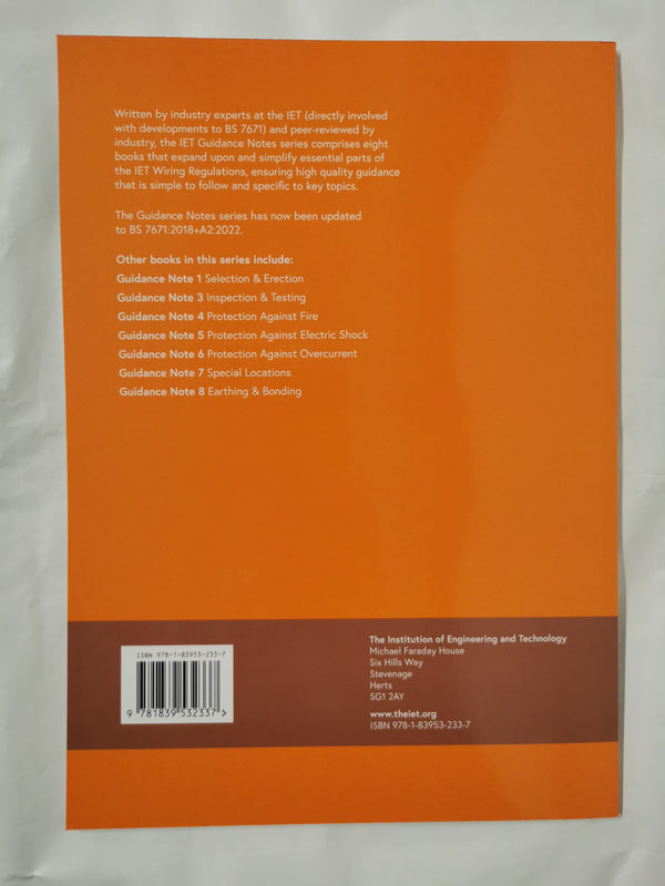 Guidance Note 2: Isolation & Switching (Electrical Regulations)
