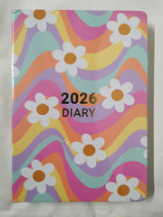 evelay 2026 Diary A5 Day to Page Full Year Planner Desk Hardback Luxury Printed