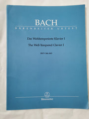 Well-Tempered Clavier I:48 Preludes and Fugues BWV 846-869 for Keyboard (Piano)