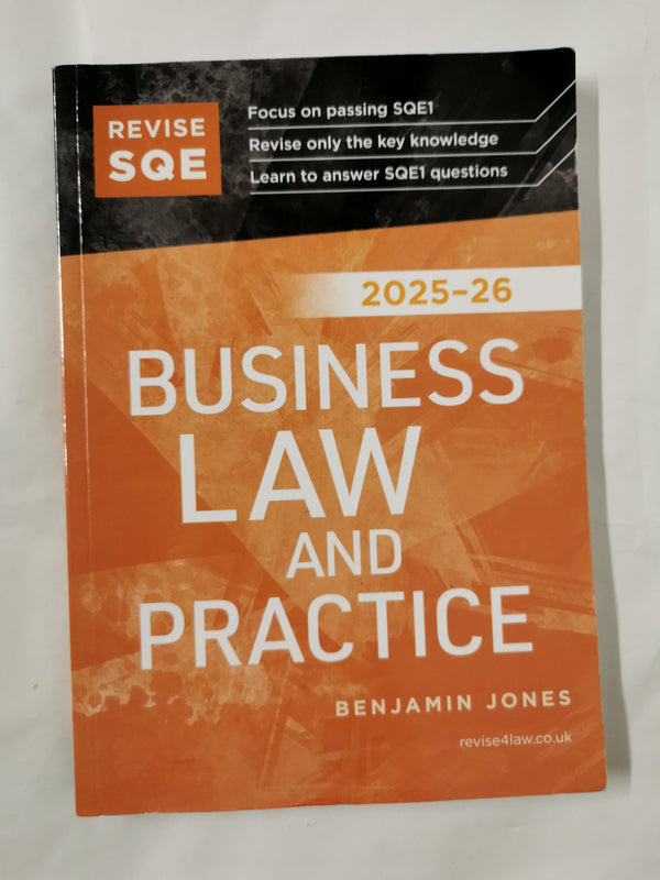 Revise SQE Business Law and Practice 2025/26 | Revision Guides for SQE1 |