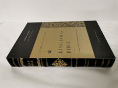 KJV Large Print Reference Bible, Black Leathersoft, Red Letter,
