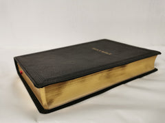 KJV Large Print Reference Bible, Black Leathersoft, Red Letter,