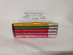 5 Great British Maps Box Set: Wonders, History, Place Names, Music, Wildlife