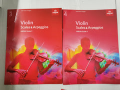 Violin Scales & Arpeggios, ABRSM, Grades 3-8 from 2012