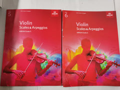Violin Scales & Arpeggios, ABRSM, Grades 3-8 from 2012