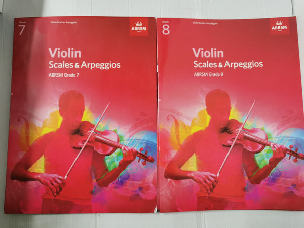 Violin Scales & Arpeggios, ABRSM, Grades 3-8 from 2012