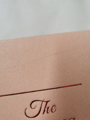 JUBTIC Reading Journal, Rose Gold