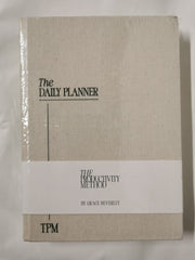 Hardback Productivity Planner - Daily planner for organisation,