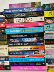 40 Mixed Fiction Paperback Books – Crime, Romance & Contemporary Bundle