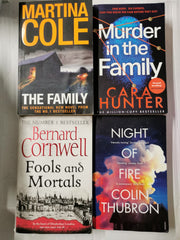 40 Mixed Fiction Paperback Books – Crime, Romance & Contemporary Bundle