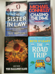 40 Mixed Fiction Paperback Books – Crime, Romance & Contemporary Bundle