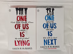 One of us is Lying & One of us is Next: 2 Books Coloured Spredges Editions