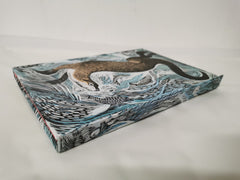 Angela Harding: Fishing Otter (Foiled Journal) (Flame Tree Notebooks)