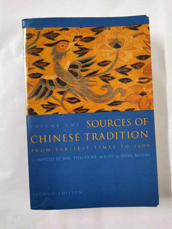 Sources of Chinese Tradition – From Earliest Times to 1600 (Introduction to