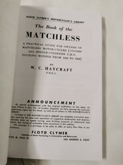 BOOK OF THE MATCHLESS 350 & 500cc SINGLES 1945-1956