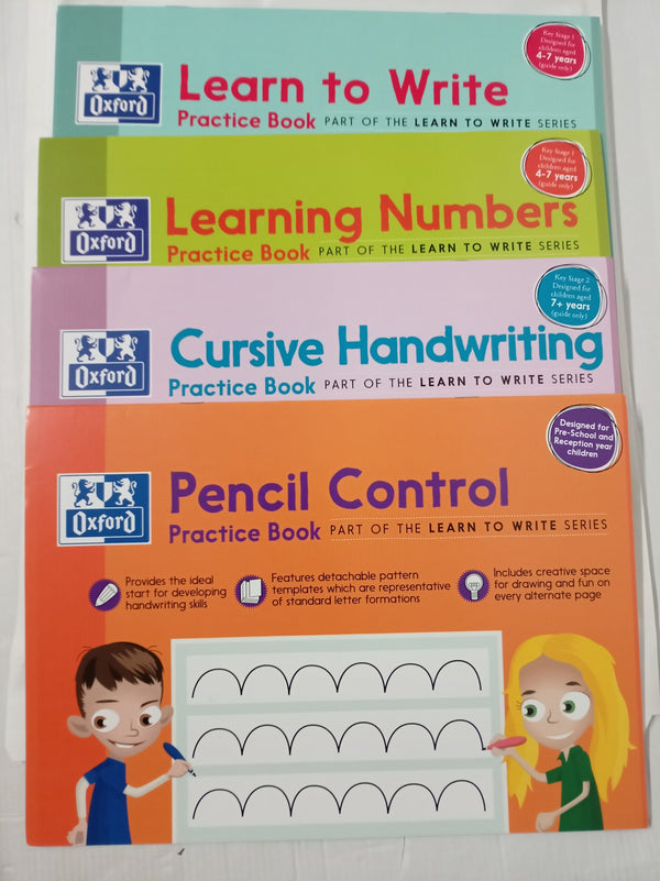 The Learn to Write Series Targeted Practice Workbooks x 4