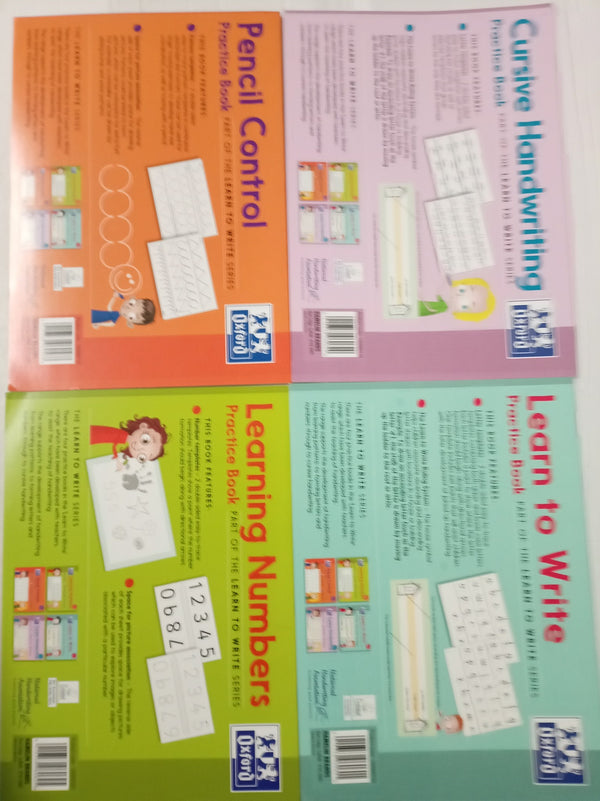 The Learn to Write Series Targeted Practice Workbooks x 4