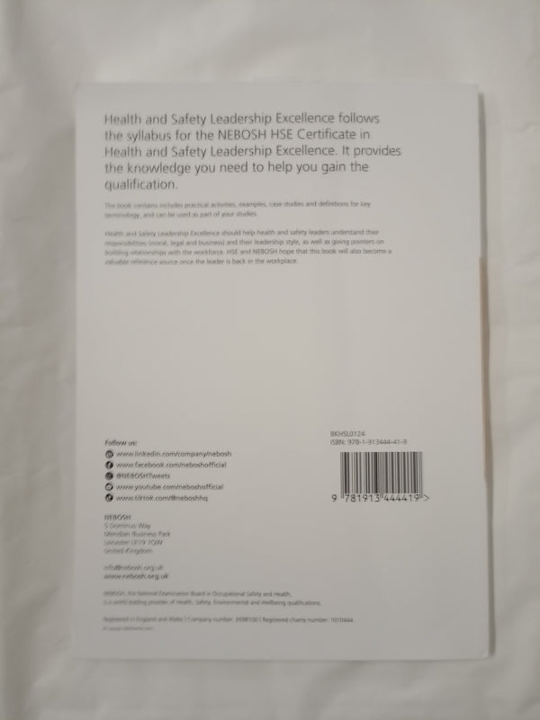 Health and Safety Leadership Excellence
