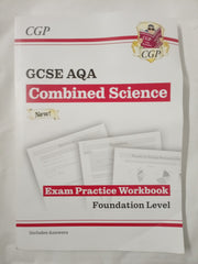 New GCSE Combined Science AQA Foundation Exam Practice Workbook with CGP