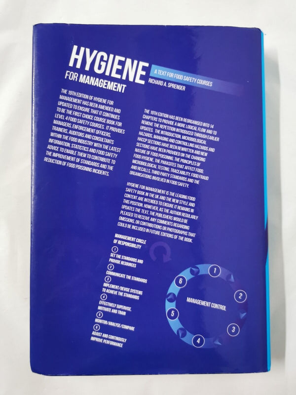 Hygiene for Management Hardcover by Richard A. Sprenger 19th Edition